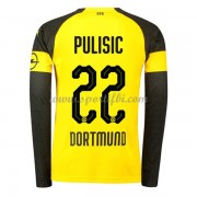 Maillot de foot BVB Borussia Dortmund 2018-19 Christian Pulisic 22 maillot domicile manche longue..